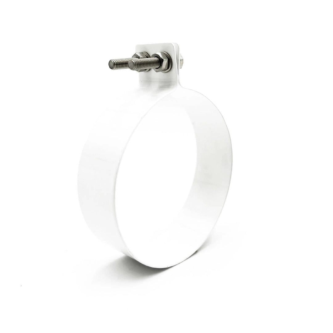 Spiroflex Rohrschelle schraubbar Ø 100 mm, weiß