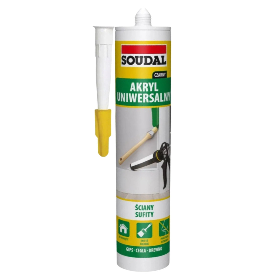 Soudal Universal-Acryl schwarz, 280 ml