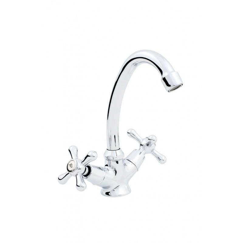 Hydroland Retro Waschtisch-Standarmatur