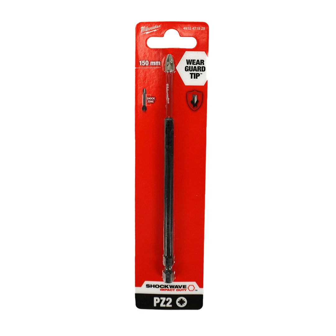 Milwaukee Shockwave Bit PZ2, 150 mm