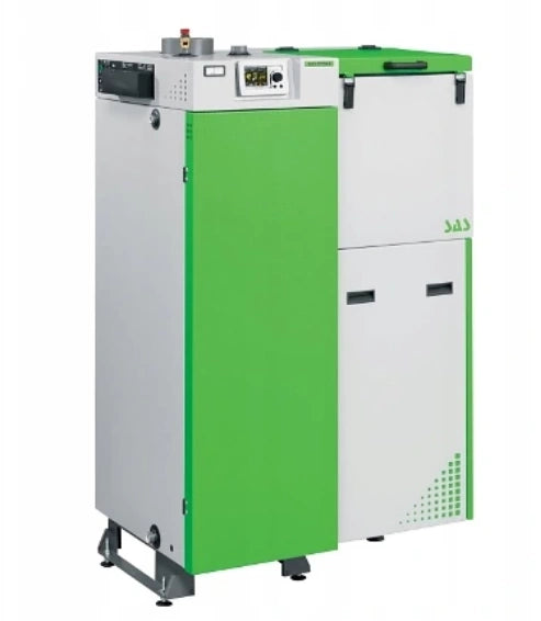 SAS Bio Compact Festbrennstoffkessel 10 kW, rechts, Regler TECH