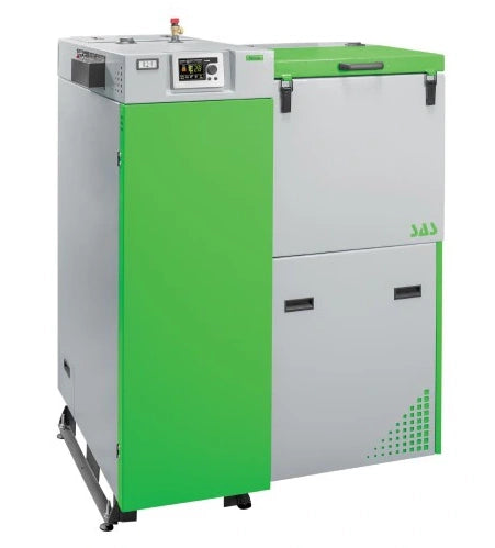 SAS Bio Solid Festbrennstoffkessel 14 kW, rechts, Regler TECH 2