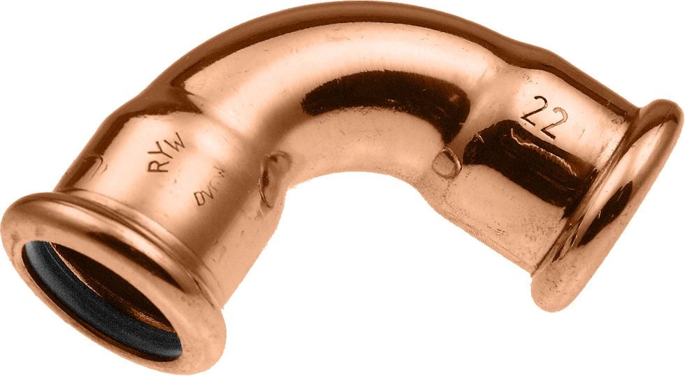 KAN-therm Copper Winkel 90° 28 mm, Kupfer-Pressfitting