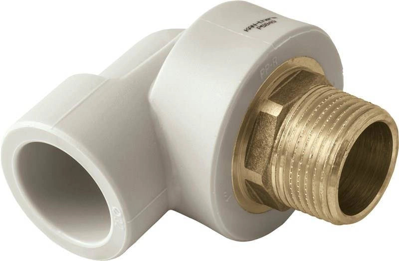KAN-therm PP Winkel 90° AG 32 mm x R1", PP-R-Schweißfitting