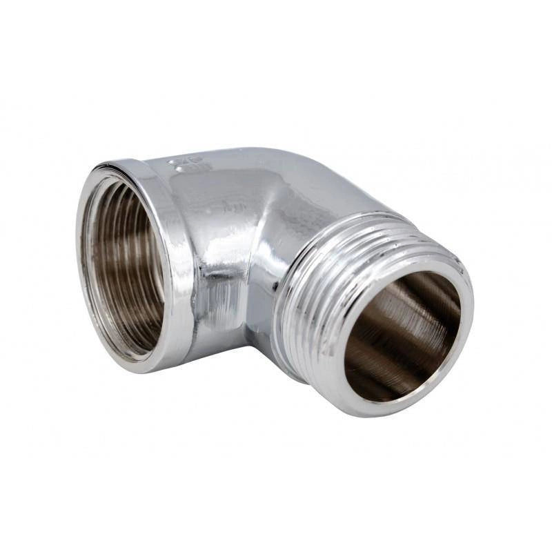 Hydroland Winkel 1/2″ x 1/2″ IG/AG, verchromt