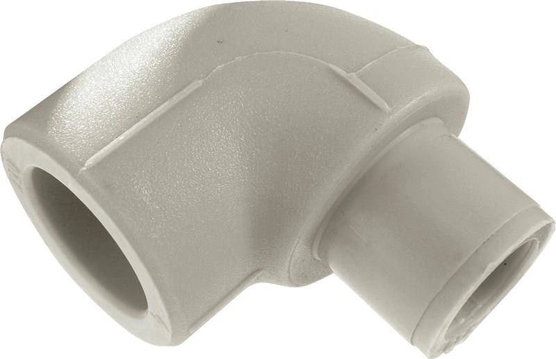 KAN-therm PP Winkel 90° mit Einsteckende 25 mm, PP-R-Schweißfitting