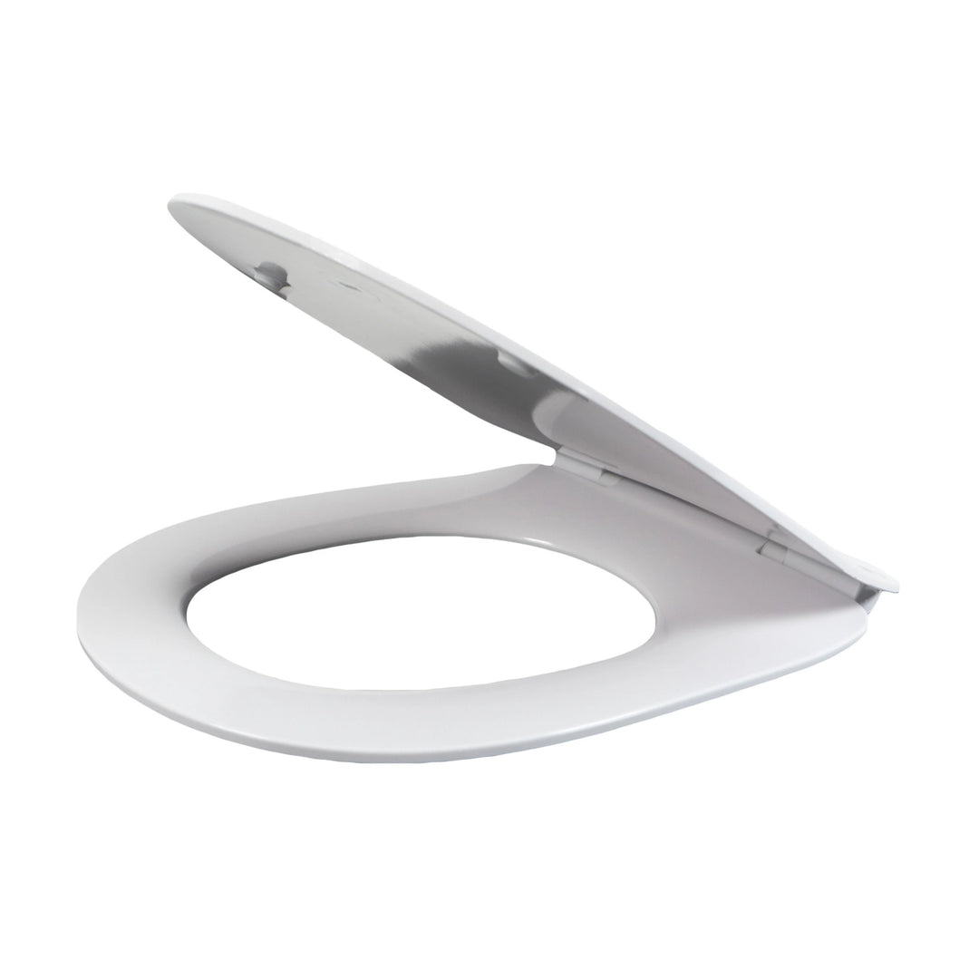 Roca Meridian/Gap Round WC-Sitz Slim mit Absenkautomatik, Duroplast, abnehmbar