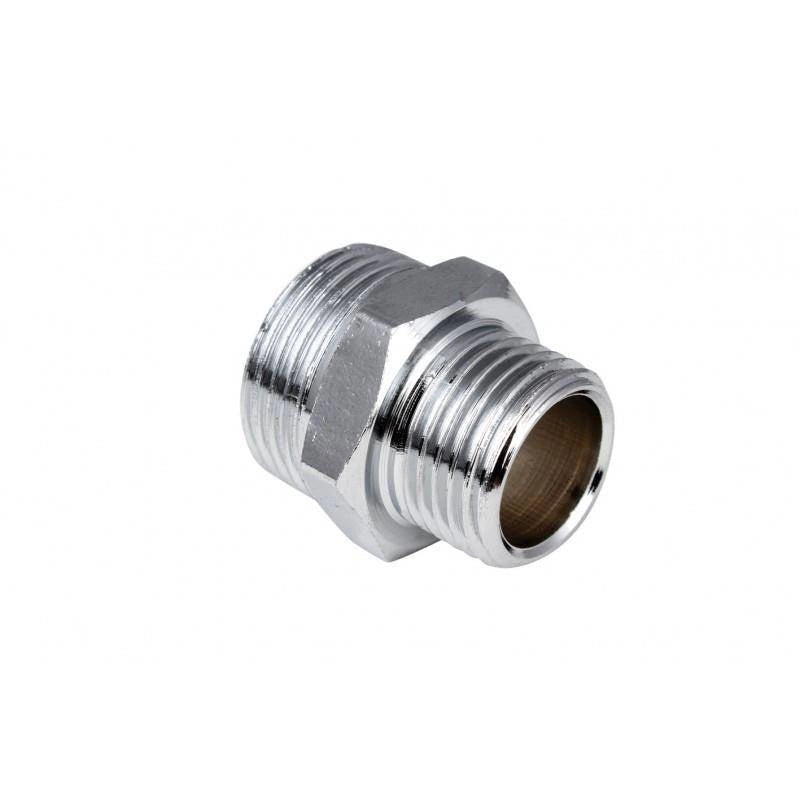 Hydroland Reduziernippel 1/2″ x 3/8″, verchromt