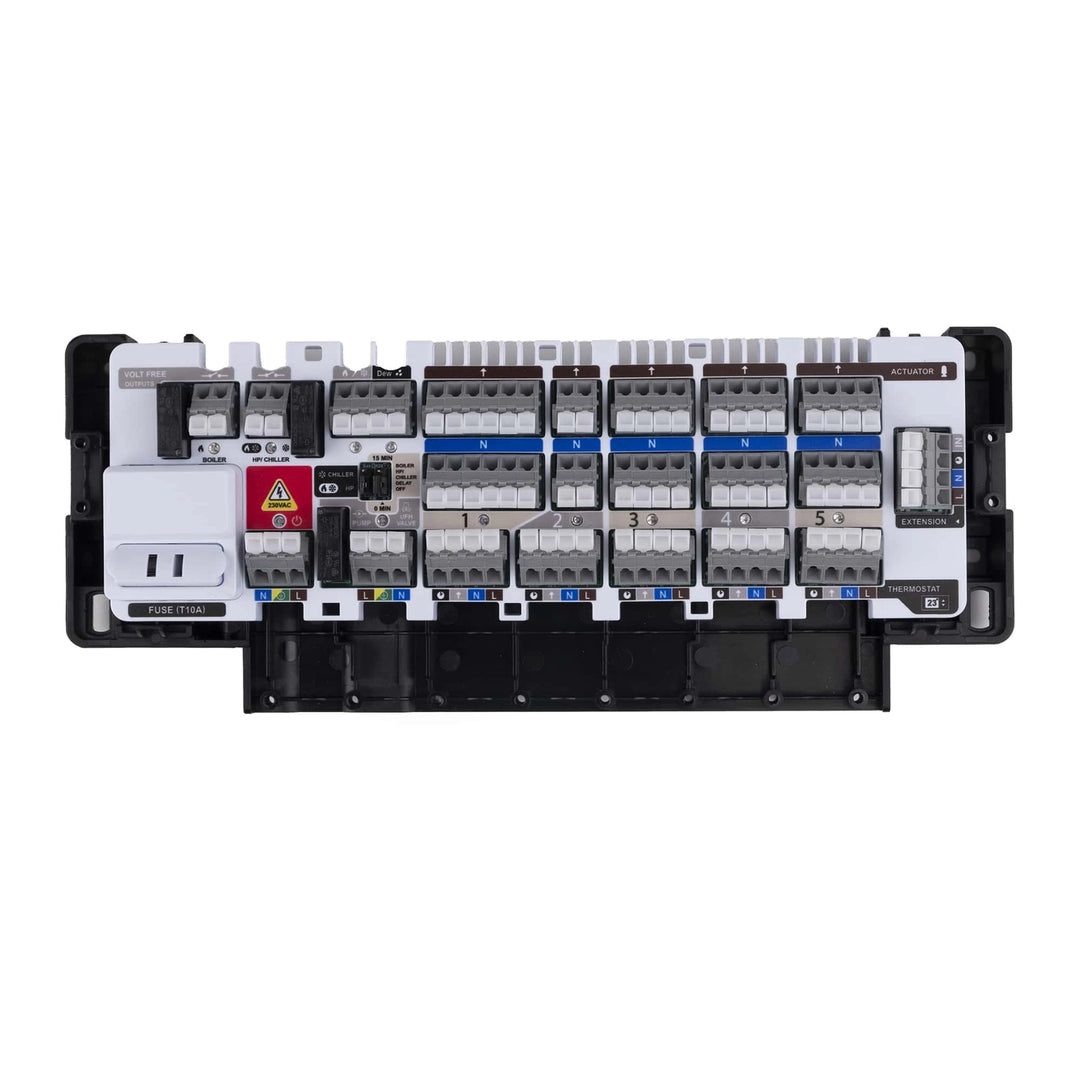 Salus CB500 Verdrahtungsleiste mit Modul, 5 Zonen, 230 V