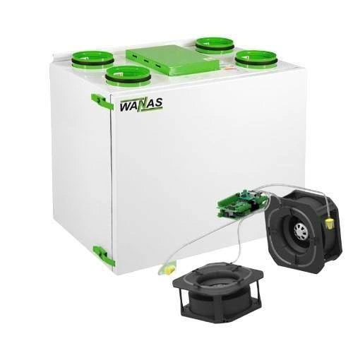 Wanas Lüftungsgerät mit Wärmerückgewinnung RE-355 V_XF