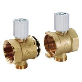 Giacomini Modulverteiler R53V mit Thermostatventilen, DN 32, 1″ x 18