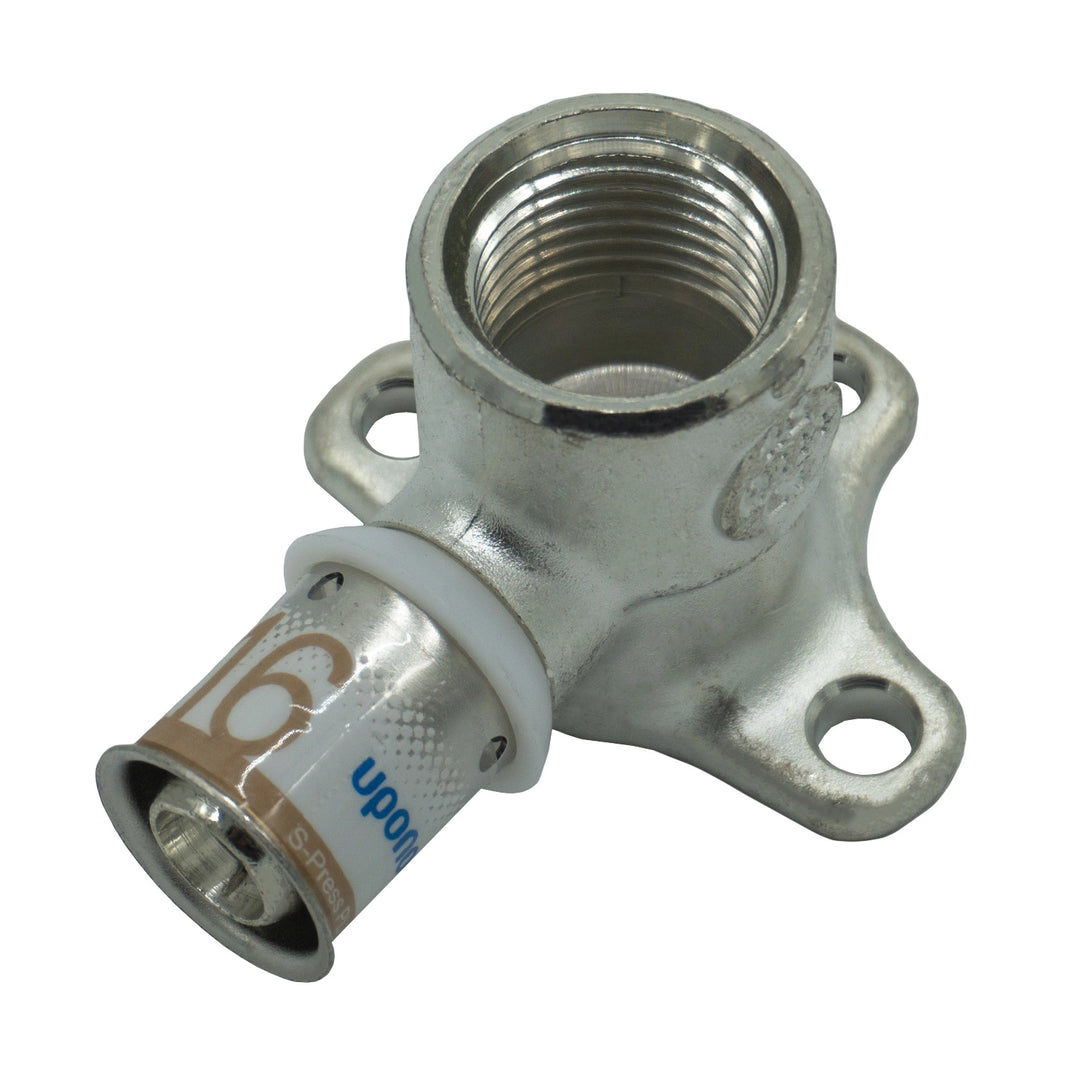 Uponor S-Press PLUS Wandwinkel 16 mm x Rp 1/2" IG