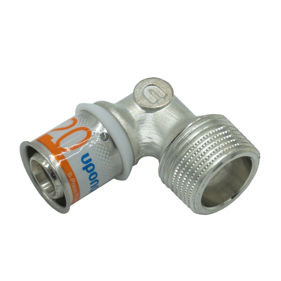 Uponor S-Press PLUS Winkel 90° 20 mm x R 3/4" AG