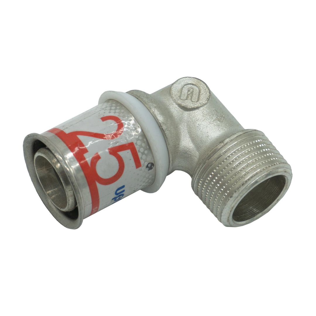 Uponor S-Press PLUS Winkel 90° 25 mm x R 3/4" AG