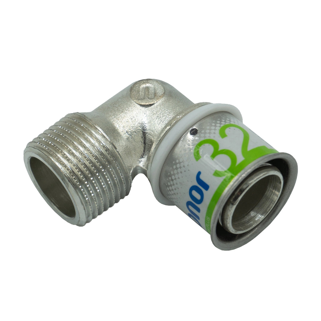 Uponor S-Press PLUS Winkel 90° 32 mm x R 1" AG