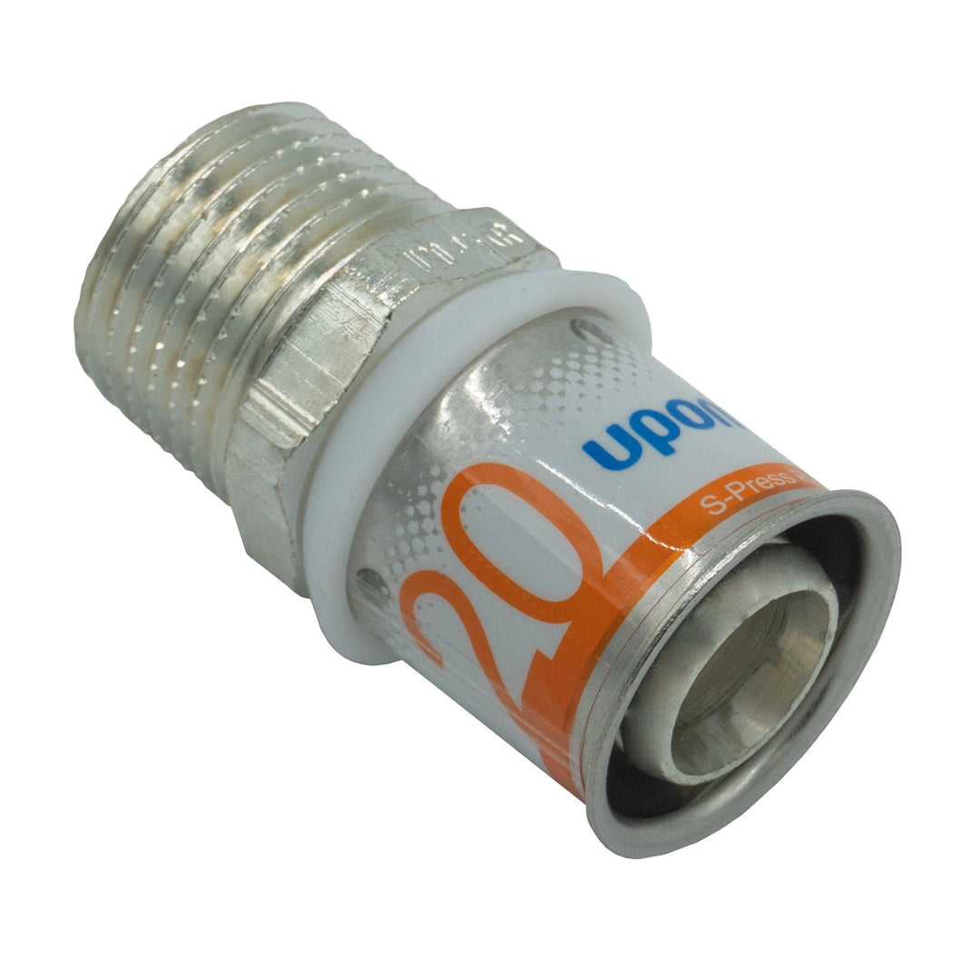 Uponor S-Press PLUS Übergangsstück 20 mm x R 1/2" AG