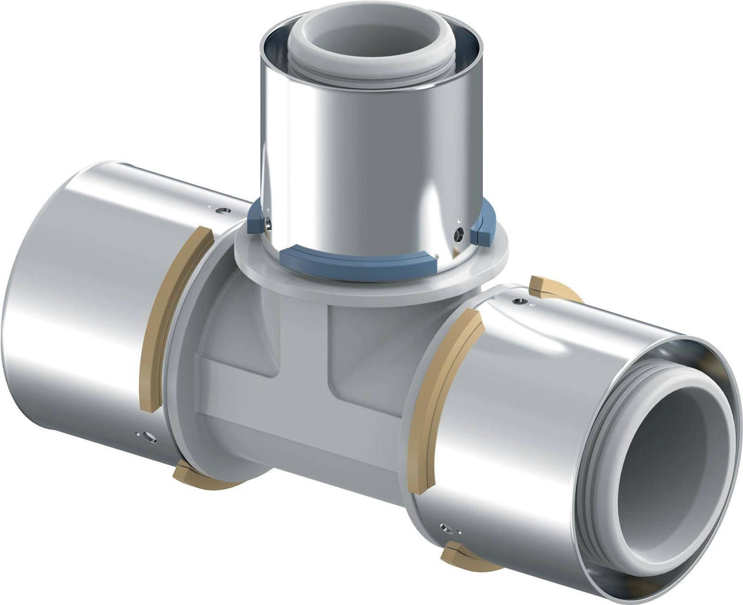 Uponor S-Press T-Stück reduziert PPSU 50-40-50
