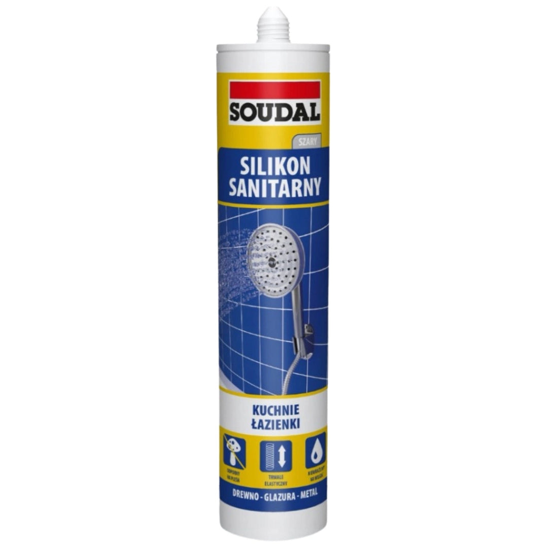 Soudal Sanitär-Silikon grau, 280 ml