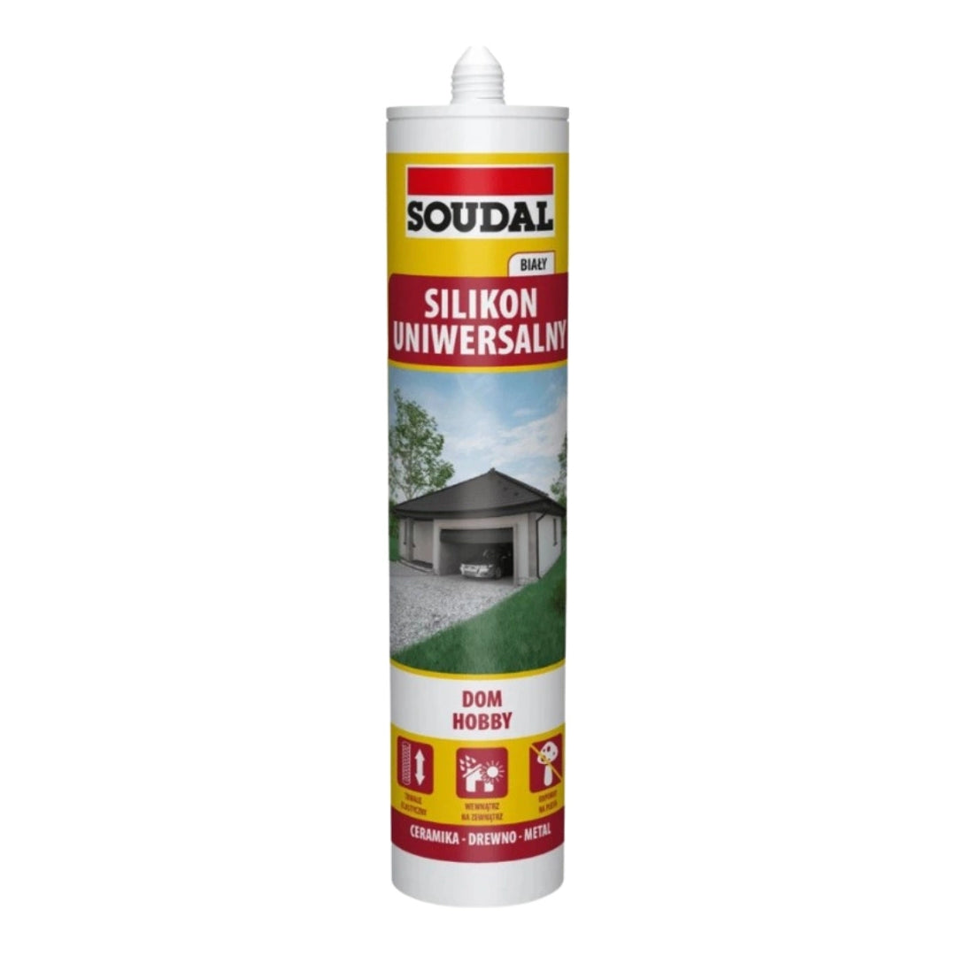 Soudal Universal-Silikon weiß, 280 ml