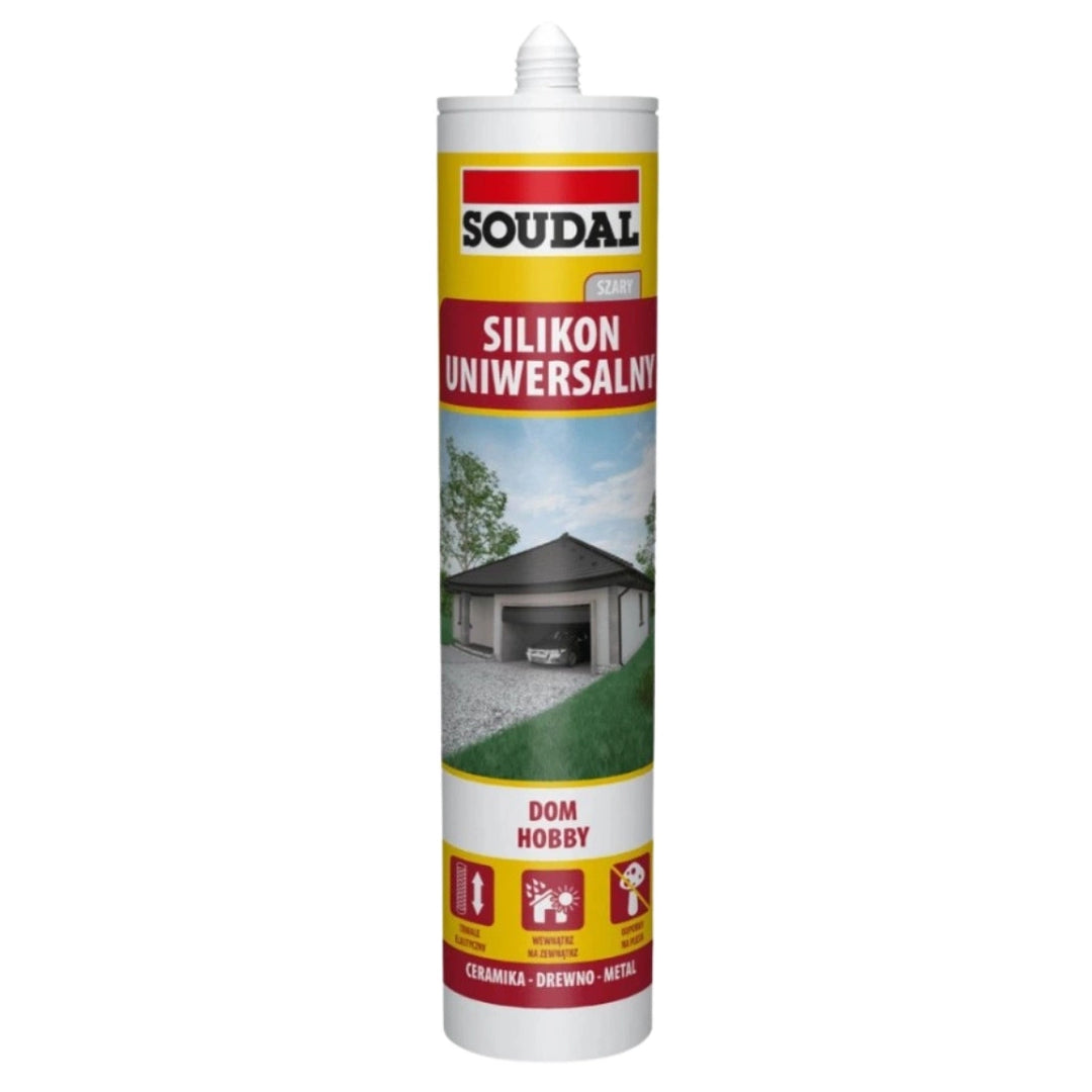 Soudal Universal-Silikon grau, 280 ml