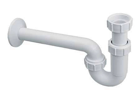 McAlpine Röhrensiphon Waschtisch 1 1/4" x 32 mm ohne Ablaufventil