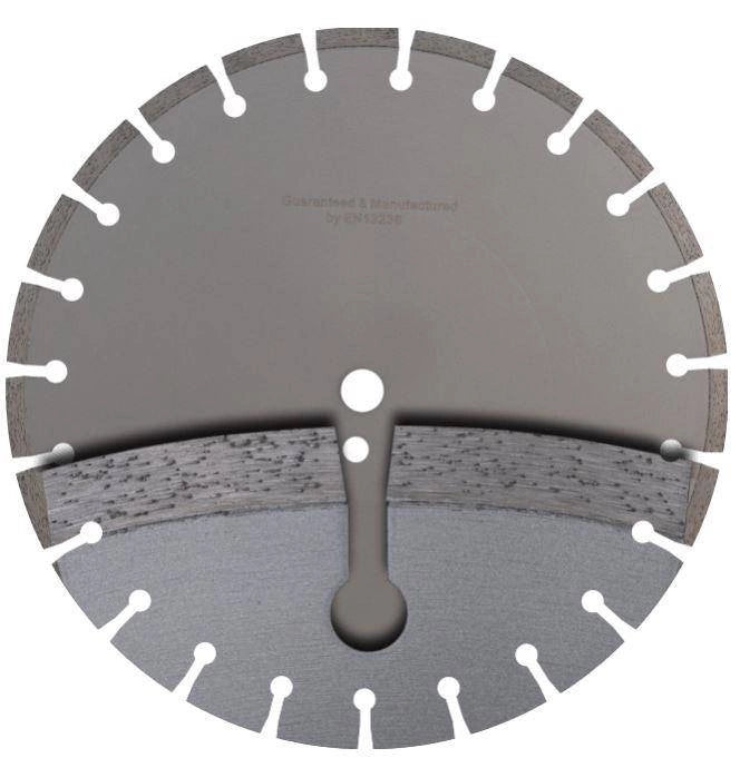 Midan Diamanttrennscheibe Premium für Beton, 350 mm