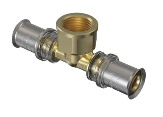 Wavin Tigris M5 Press-T-Stück mit IG 20 x 3/4" x 20 mm