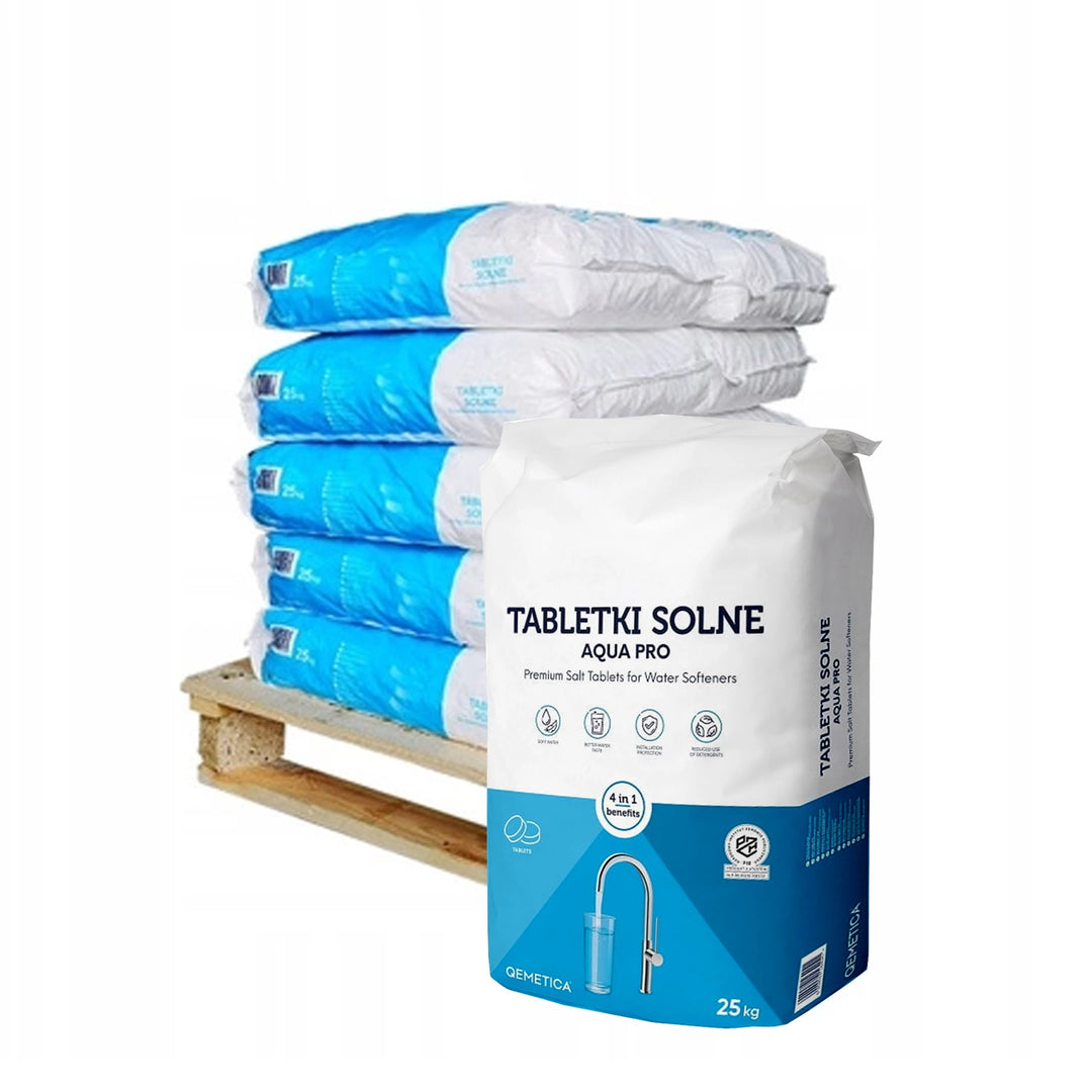 Qemetica Regeneriersalz Tabletten 25 kg, 10 Säcke