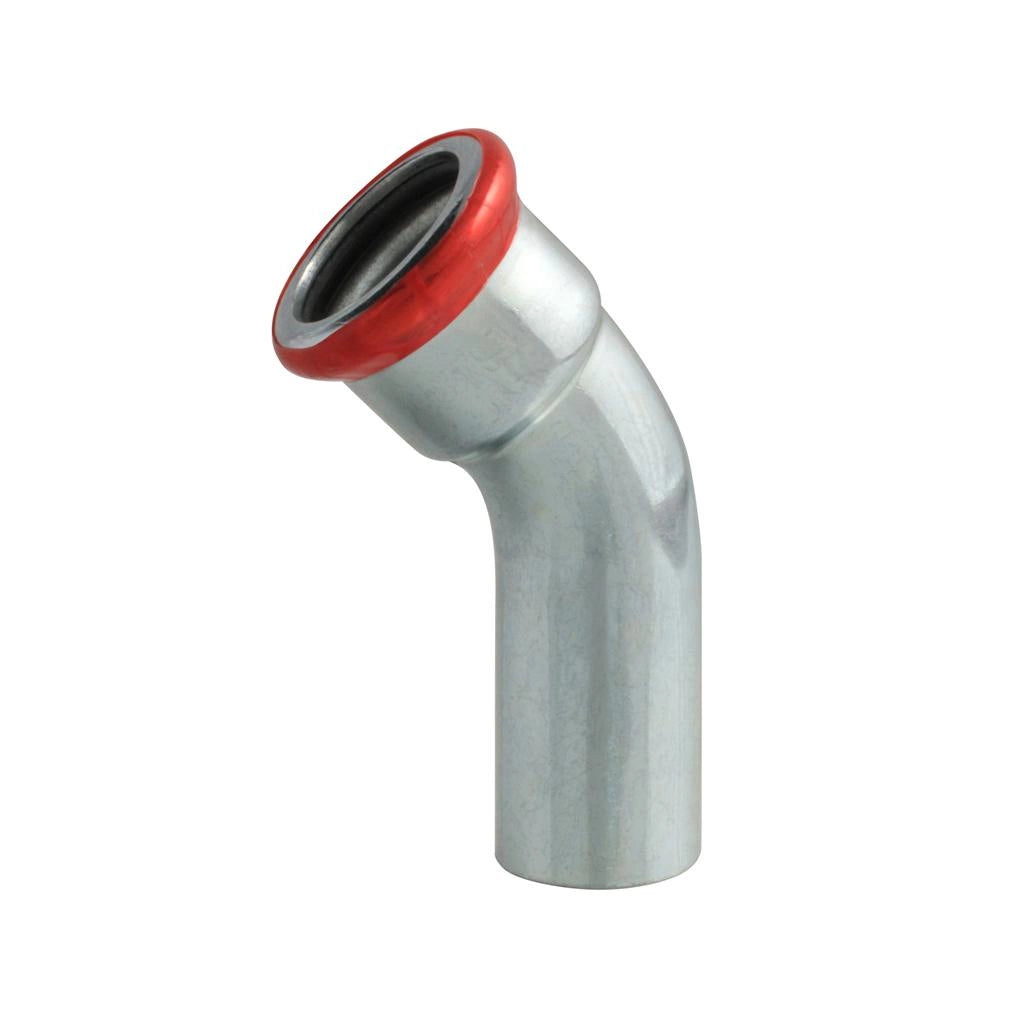 Vesbo Carbon Pressbogen 45° 22 mm, Pressmuffe/Einsteckende