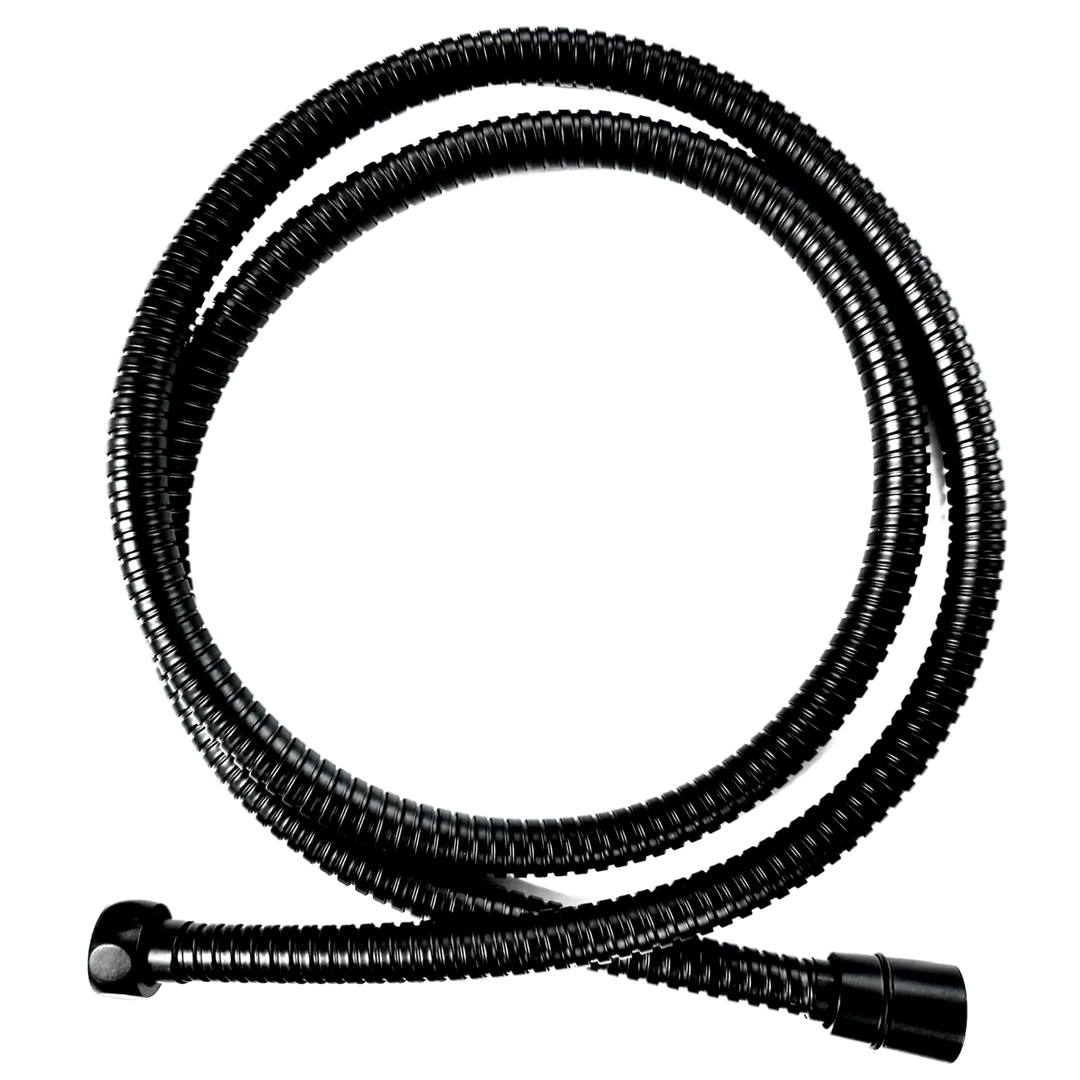 Invena Brauseschlauch Dark 150 cm, schwarz