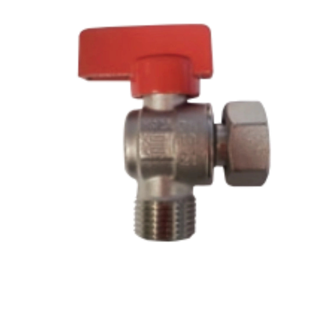 Samee Eck-Kugelhahn 1/2″, rot