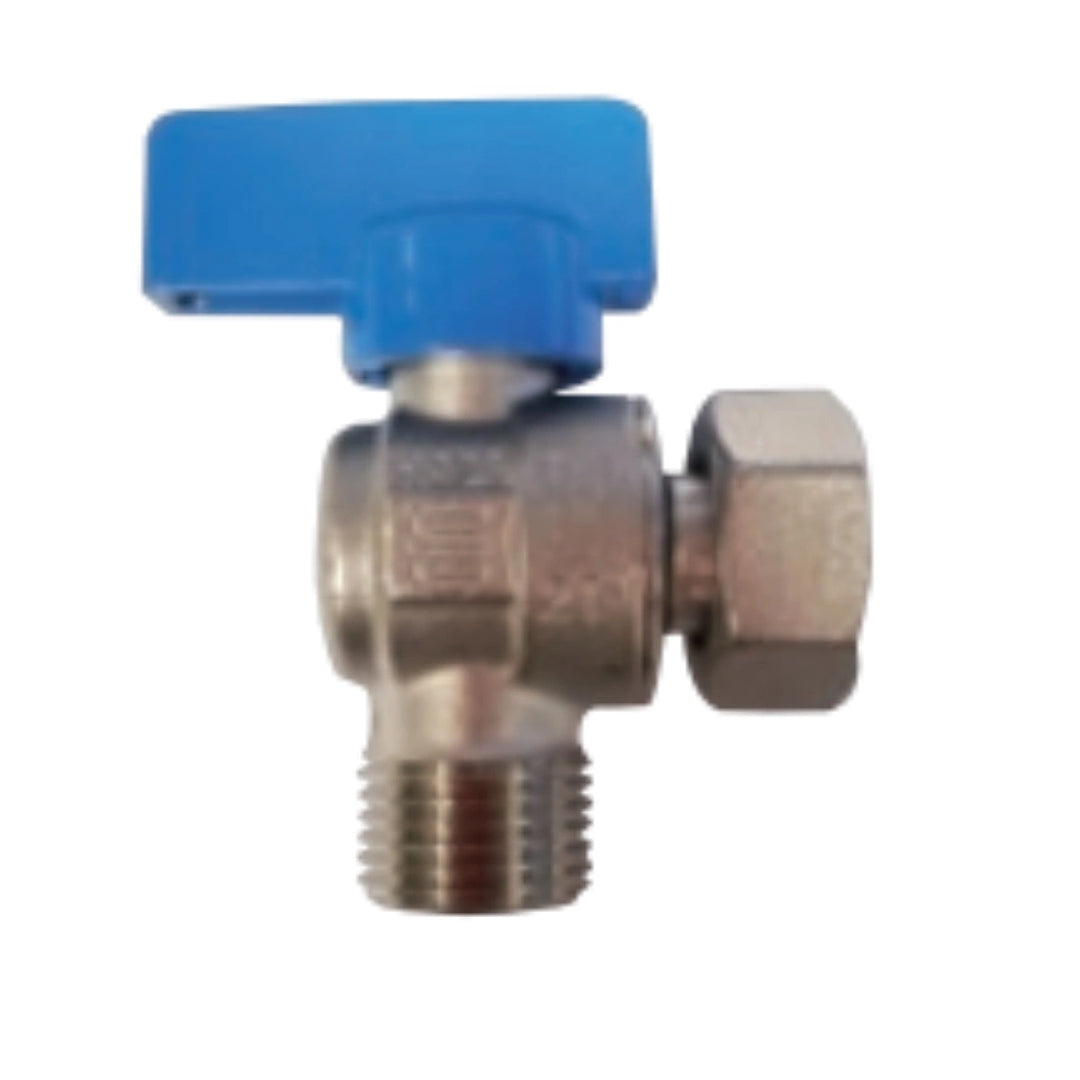 Samee Eck-Kugelhahn 1/2″, blau