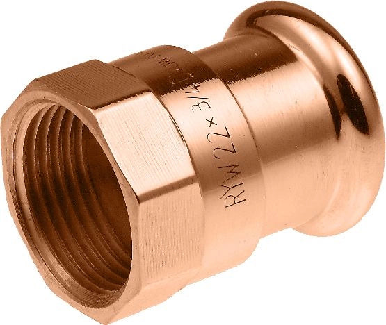 KAN-therm Copper Übergangsstück IG 18 mm x Rp1/2", Kupfer-Pressfitting