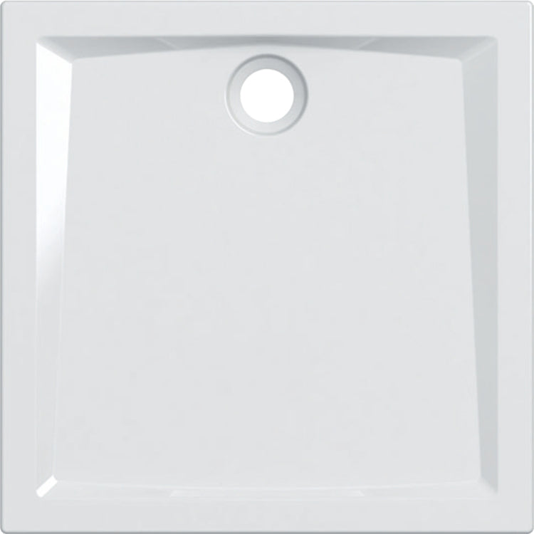 Geberit Quadratische Duschwanne 90 cm, Weiß, glänzende Oberfläche 60 550.029.00.1