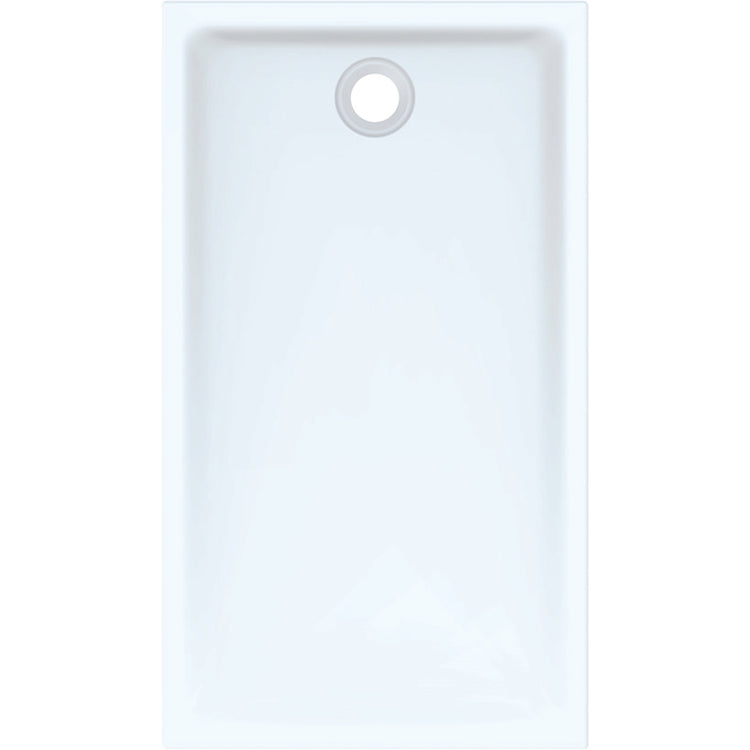 Geberit Rechteckige Duschwanne L. 80 T. 140 cm, Weiß, glänzende Oberfläche 45 550.067.00.1