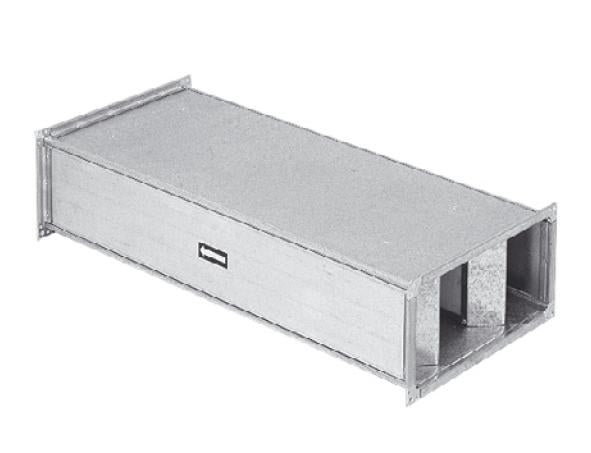 Soler & Palau IAA 225 – Rechteck-Schalldämpfer, 500 x 250 mm, Länge 1000 mm
