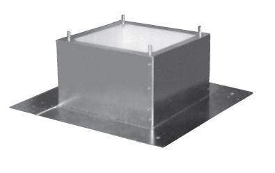JBS 1250 300 mm – Montagesockel für Dachventilatoren auf Flachdächern