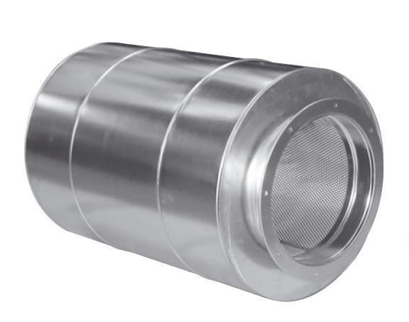 Soler & Palau TAAC 355 – Schalldämpfer mit Kern, Rohr 355 mm, Länge 1000 mm