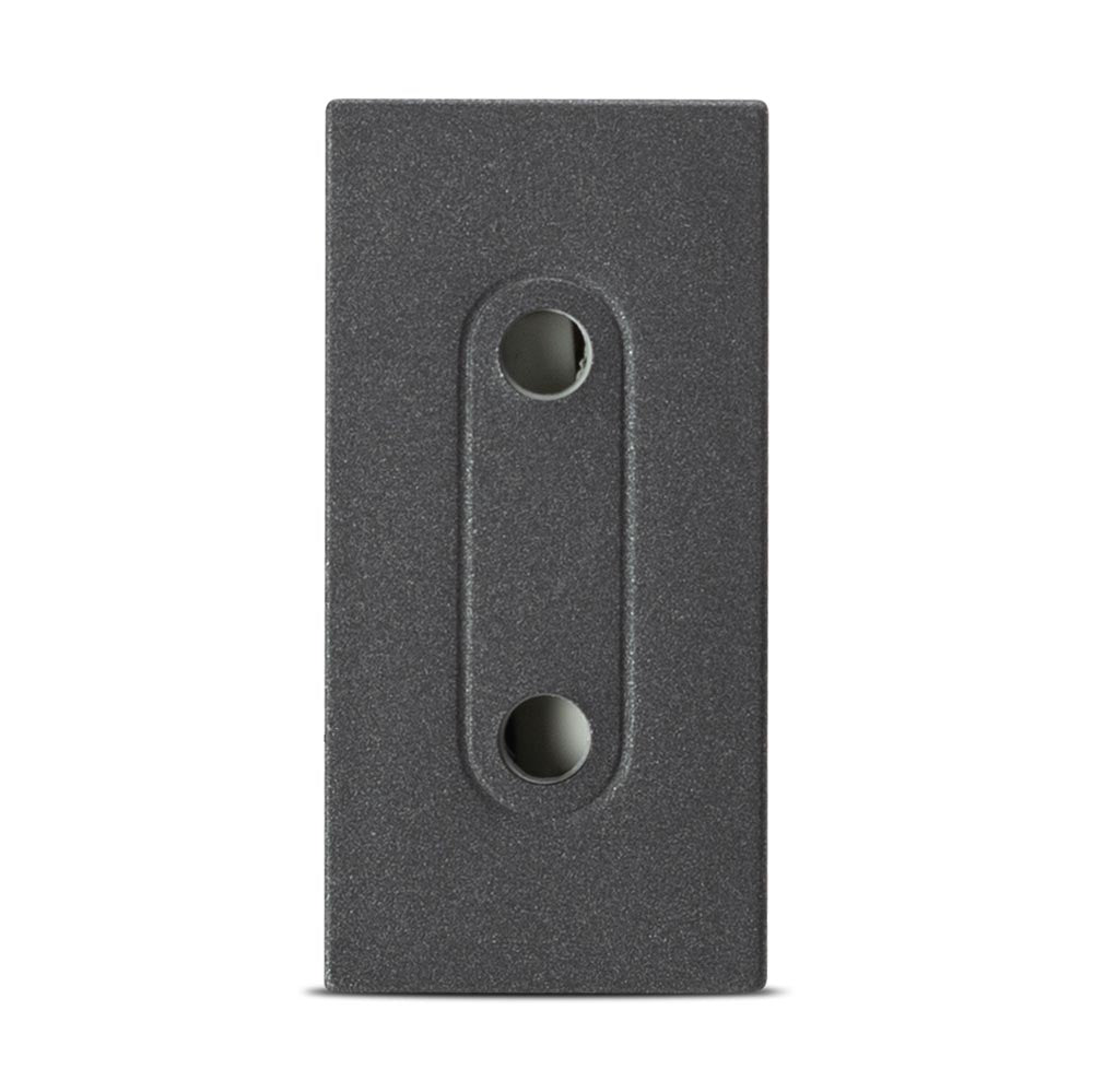 Elbi Moda Voice Steckdose italienischer Standard, 1 Modul, Unterputz, anthrazit