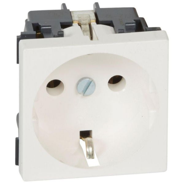 Legrand Mosaic Schuko-Steckdose 16 A, 2 Module, weiß