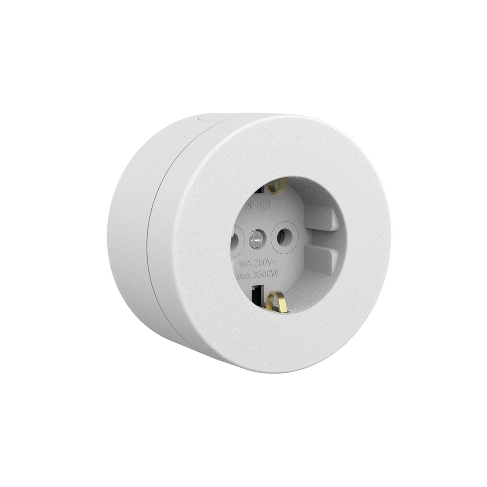 Ovivo Xone Aufputz-Schutzkontaktsteckdose 16 A, IP54, grau