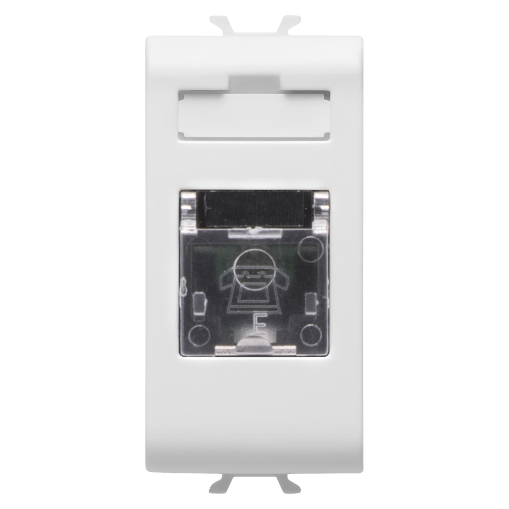 Gewiss ChoruSmart Telefondose RJ11, 1 Modul, weiß