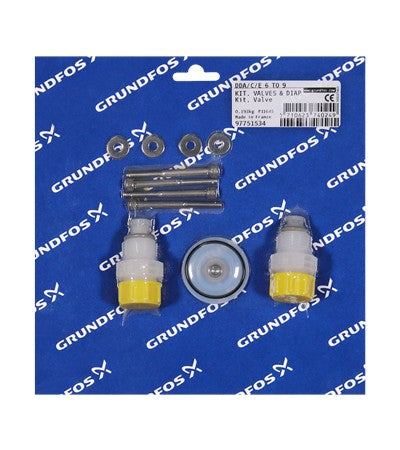 Grundfos Ventil und Dosiermembran (Reparatursatz) - Art. 97751534