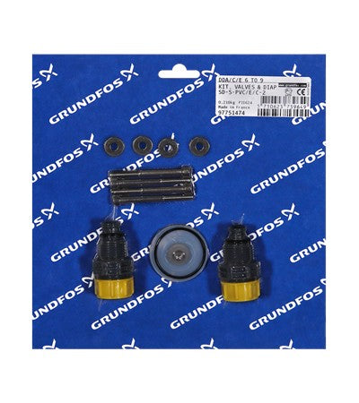 Grundfos Ventil und Dosiermembran (Reparatursatz) - Art. 97751474