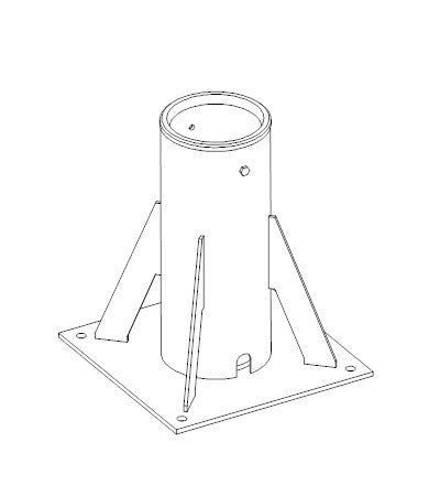 Grundfos Crane foot 100  - Art. 95036937