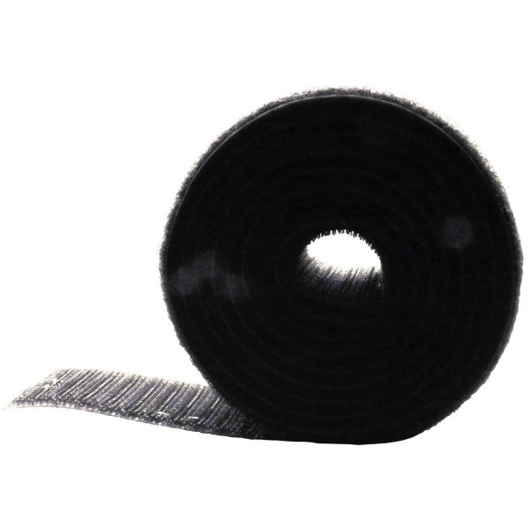 EMC Schwarzes Klettband auf Rolle - 25 Meter
