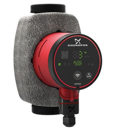 Grundfos Nassläufer-Umwälzpumpen ALPHA3 32-80 180 - Art. 99371946