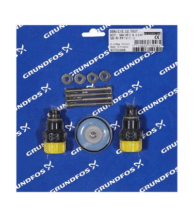 Grundfos Ventil und Dosiermembran (Reparatursatz) - Art. 97751446