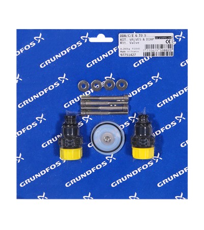 Grundfos Ventil und Dosiermembran (Reparatursatz) - Art. 97751427