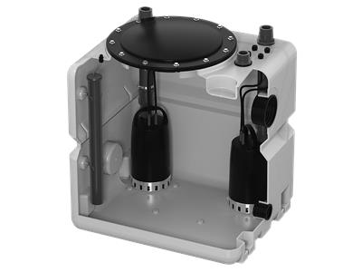 GRUNDFOS Doppelpumpenhebeanlage DUOLIFT.270.40.CC/KP - Art. 97642386